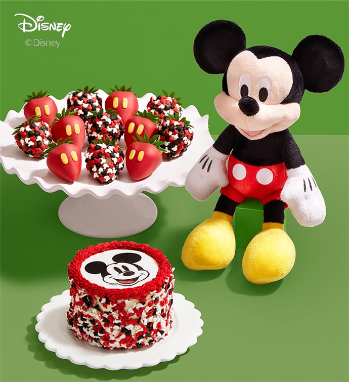 Disney Mickey Mouse Celebration Cake & Berries
